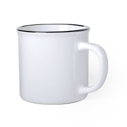 Tasse en céramique personnalisable Sinor Matières : céramique Couleurs : noir objet publicitaire robuste