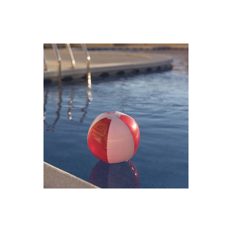 Ballon de Plage Publicitaire Unique Zeusty Matières : PVC Couleurs : fuchsia objet promo petit budget
