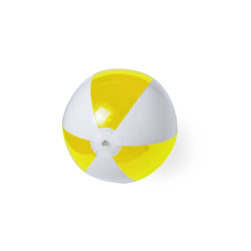 Ballon de Plage Publicitaire Unique Zeusty Matières : PVC Couleurs : blanc personnalisable avec votre logo