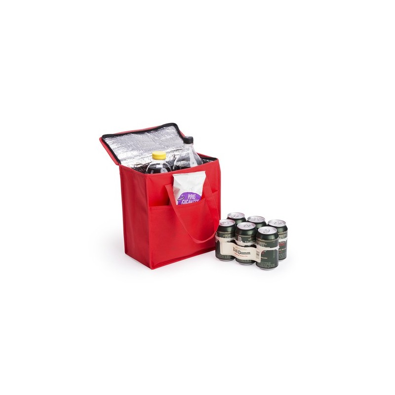 Glacière Isotherme Pratique Personnalisée Pas Cher Lans Matières : aluminium Couleurs : fuchsia accessoire événementiel unique