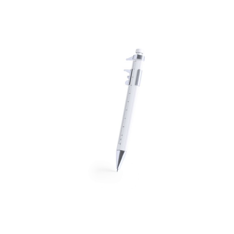 Stylo Multifonction Pratique Personnalisé pas cher Contal Couleurs : blanc personnalisable avec votre logo