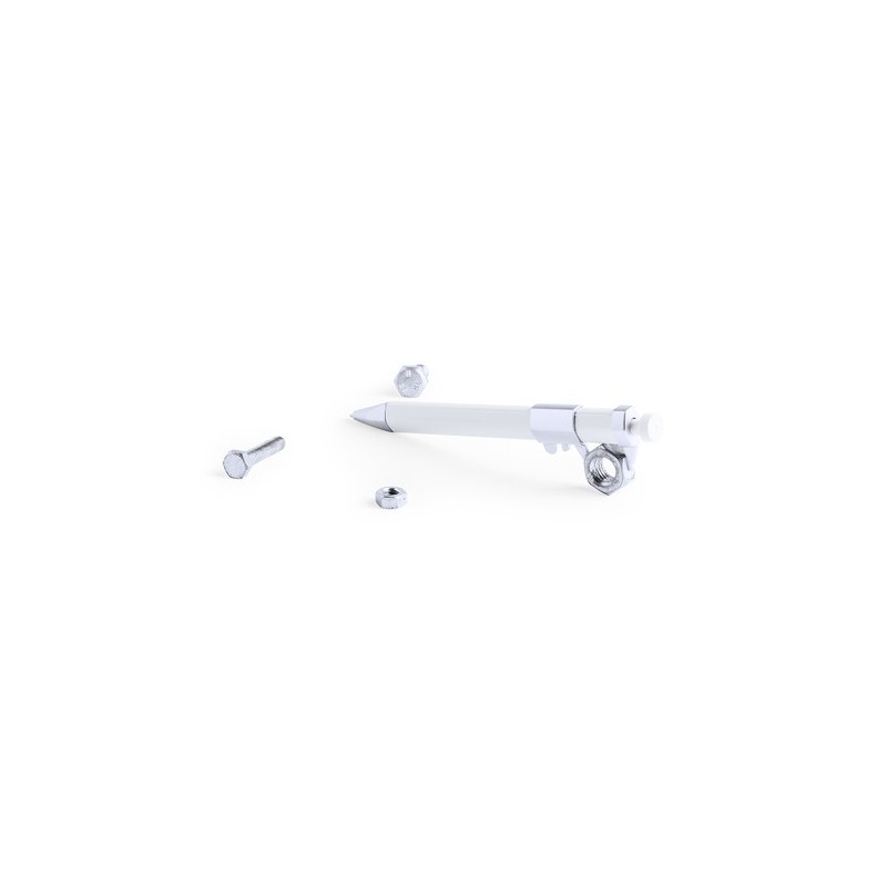 Stylo Multifonction Pratique Personnalisé pas cher Contal Couleurs : blanc cadeau entreprise pas cher