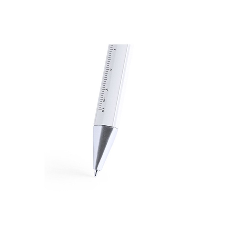 Stylo Multifonction Pratique Personnalisé pas cher Contal Couleurs : blanc goodies publicitaire événementiel