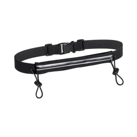 Sac-Ceinture Économique Personnalisé avec Porte Numéro - Rapik Matières : spandex Couleurs : noir