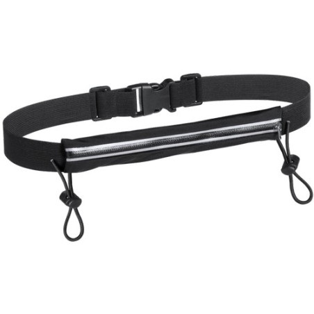 Sac-Ceinture Économique Personnalisé avec Porte Numéro - Rapik Matières : spandex Couleurs : noir marquage laser ultra précis