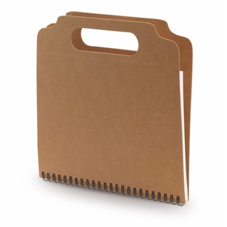 Bloc Notes Éco-responsable et Pratique Personnalisé - Makron Matières : carton recyclé cadeau collaborateur premium