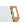 Bloc Notes Éco-responsable et Pratique Personnalisé - Makron Matières : carton recyclé goodies entreprise design