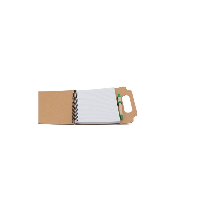Bloc Notes Éco-responsable et Pratique Personnalisé - Makron Matières : carton recyclé impression logo haute qualité