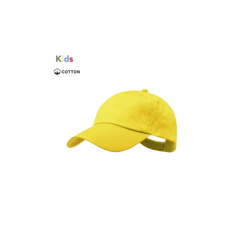 Casquette Sportive Personnalisable pour Enfant - Sportkid Matières : coton Couleurs : jaune livraison express 24h 48h