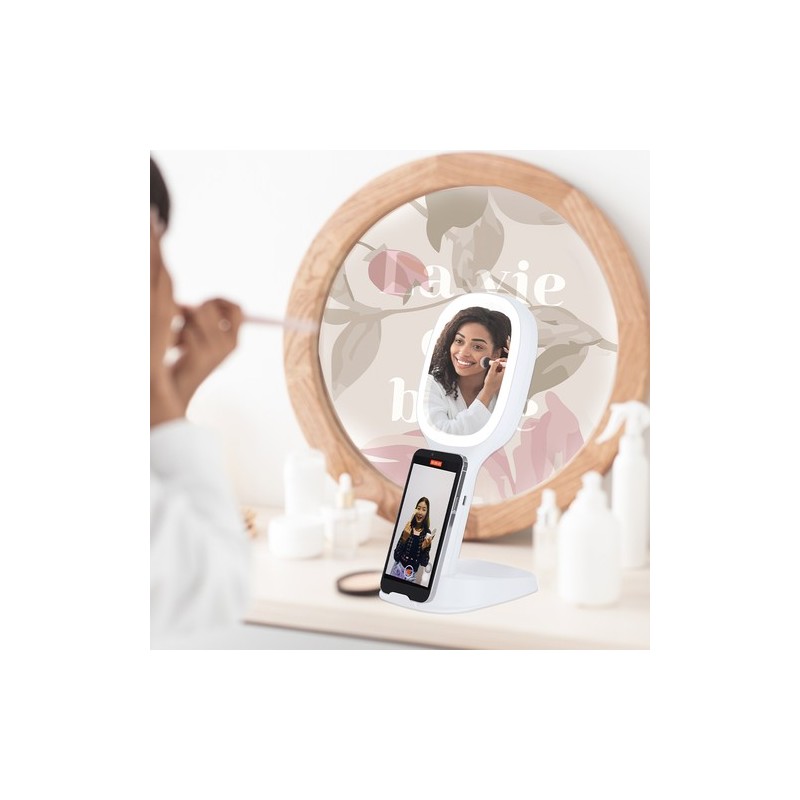Miroir Multifonction Personnalisé pas cher Marchox Couleurs : blanc objet promotionnel éco-responsable