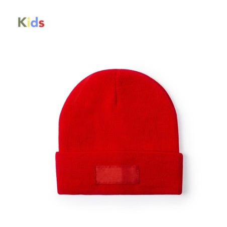 Bonnet Personnalisé Éco-responsable Vert pour Enfant pas cher Matières : acrylique Couleurs : bleu marine personnalisation rapid