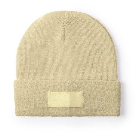 Bonnet Personnalisé Éco-responsable Vert pour Enfant pas cher Matières : acrylique Couleurs : bleu marine impression haute défin