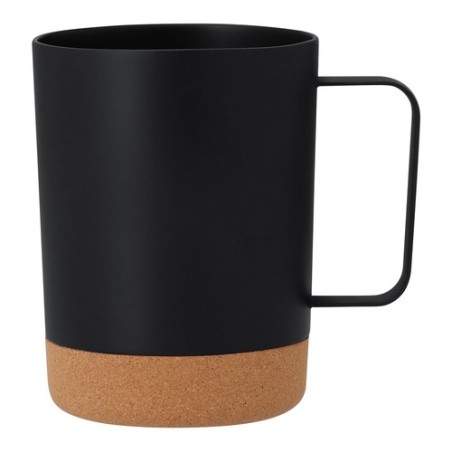 Tasse personnalisée pas chère Jurgen Matières : liège Couleurs : bleu marine impression logo haute qualité