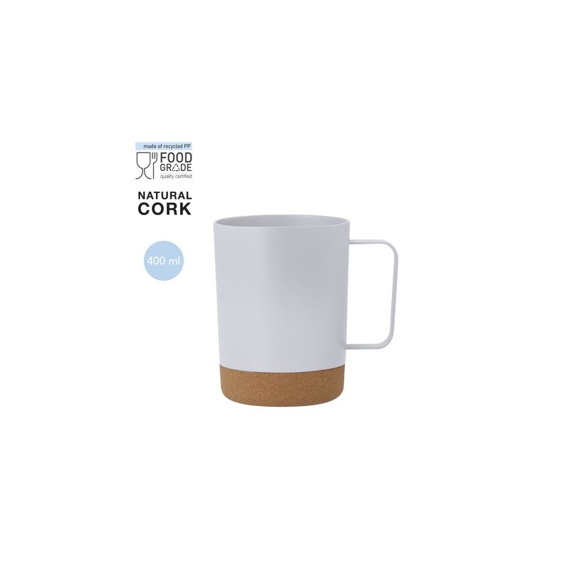 Tasse personnalisée pas chère Jurgen Matières : liège Couleurs : noir impression haute définition