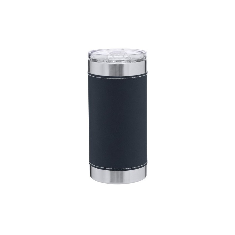 Verre thermique personnalisé pas cher Hulpex Matières : acier inoxydable Couleurs : noir objet promotionnel éco-responsable
