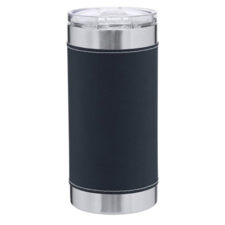 Verre thermique personnalisé pas cher Hulpex Matières : acier inoxydable Couleurs : noir objet promotionnel éco-responsable