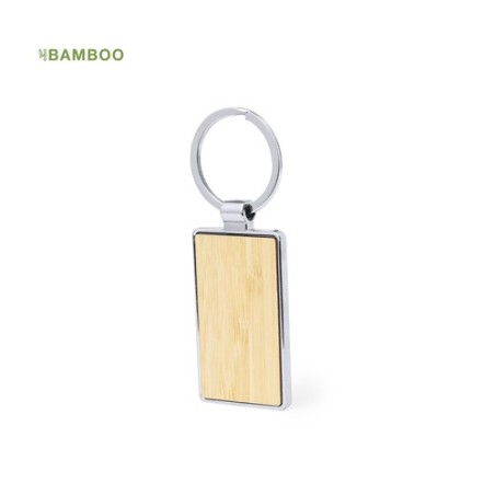 Porte-Clés Élégant Personnalisé Arixon Matières : bambou goodies publicitaire événementiel
