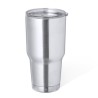 Mug Isotherme Éco-responsable Personnalisé Thermique Atinger pas cher Couleurs : argenté Matières : acier inoxydable recyclé