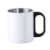 Tasse Éco-Responsable en Acier Recyclé Personnalisée Korpla à Prix Abordable Matières : polypropylène (PP) Couleurs : blanc