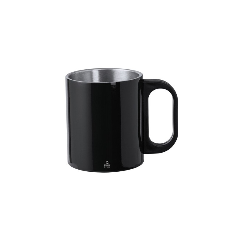 Tasse Éco-Responsable en Acier Recyclé Personnalisée Korpla à Prix Abordable Matières : polypropylène (PP) Couleurs : blanc cade