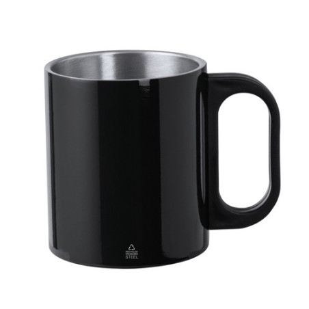 Tasse Éco-Responsable en Acier Recyclé Personnalisée Korpla à Prix Abordable Matières : polypropylène (PP) Couleurs : blanc cade