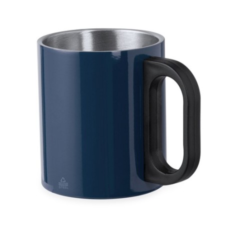 Tasse Éco-Responsable en Acier Recyclé Personnalisée Korpla à Prix Abordable Matières : polypropylène (PP) Couleurs : argenté ac