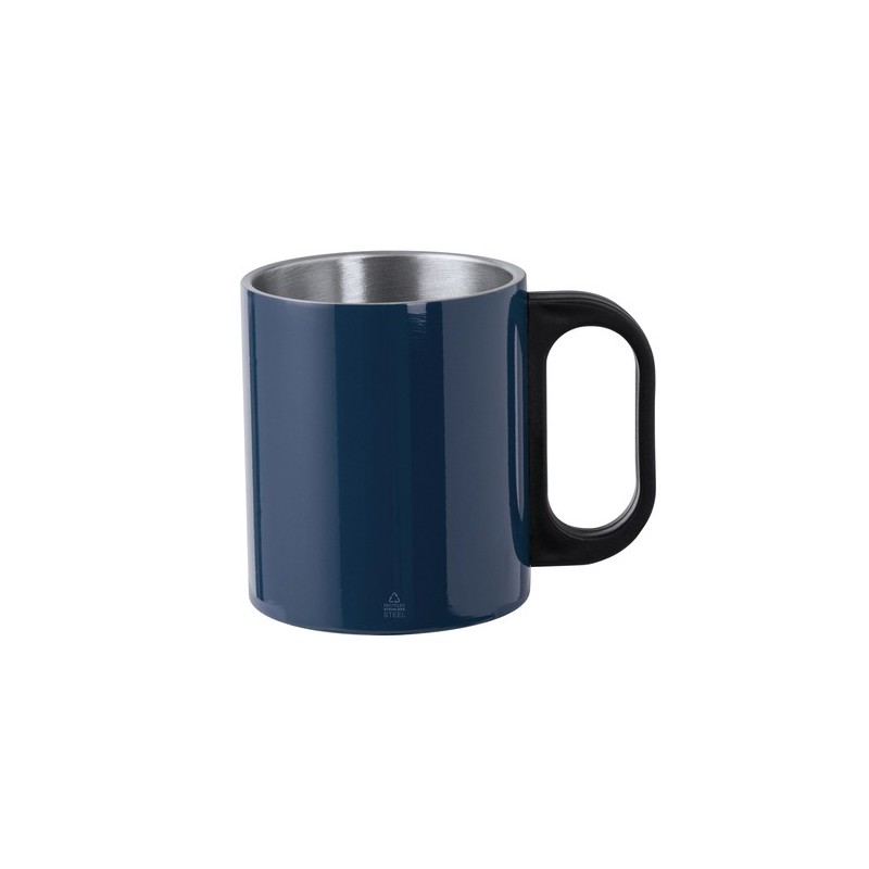 Tasse Éco-Responsable en Acier Recyclé Personnalisée Korpla à Prix Abordable Matières : polypropylène (PP) Couleurs : argenté li