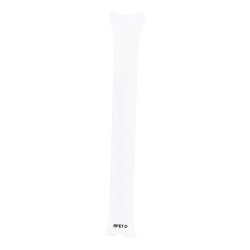 Bâtons Éco-responsables Gonflables Personnalisés pas cher Tap Tap Viorix Matières : PET recyclé Couleurs : blanc