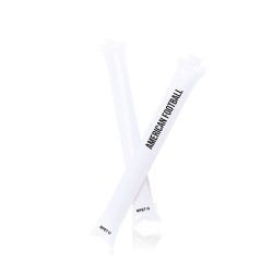 Bâtons Éco-responsables Gonflables Personnalisés pas cher Tap Tap Viorix Matières : PET recyclé Couleurs : blanc cadeau entrepri