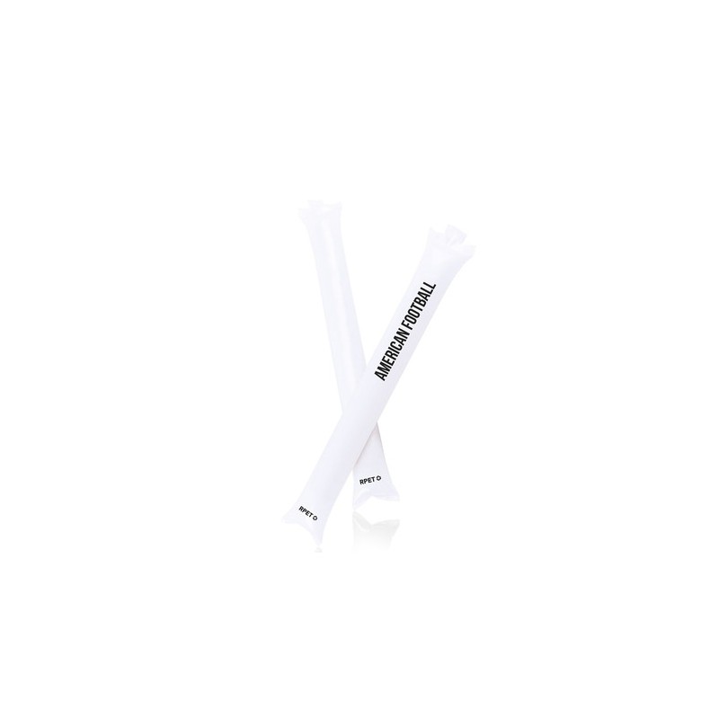 Bâtons Éco-responsables Gonflables Personnalisés pas cher Tap Tap Viorix Matières : PET recyclé Couleurs : blanc cadeau entrepri