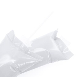 Bâtons Éco-responsables Gonflables Personnalisés pas cher Tap Tap Viorix Matières : PET recyclé Couleurs : blanc impression haut