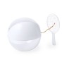 Set Personnalisé de Raquette et Ballon - Skippy Couleurs : blanc cadeau entreprise pas cher