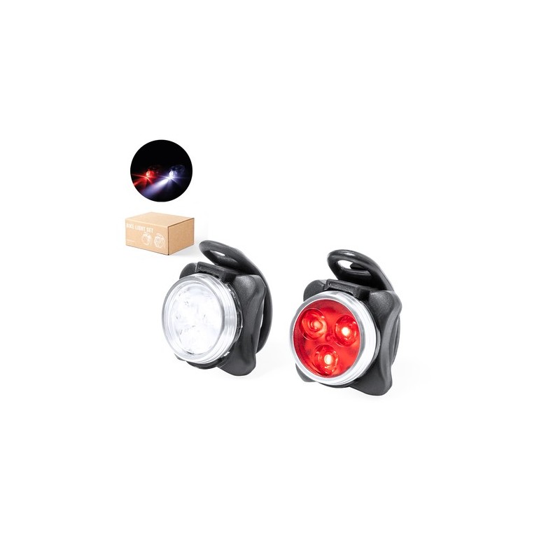 Set de Lumières de Sécurité Personnalisées Remko - Visibilité Maximale Couleurs : noir personnalisable avec votre logo