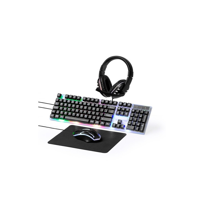 Set Éco-responsable et Personnalisé pour une Expérience de Jeu Ultime - Gamer Thrym Couleurs : noir personnalisable avec votre l