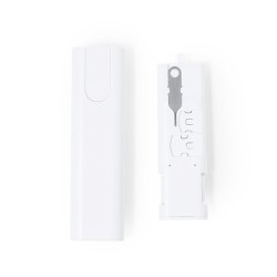 Set de Câbles Adaptateurs Personnalisés Économiques Tich Couleurs : blanc marquage laser ultra précis