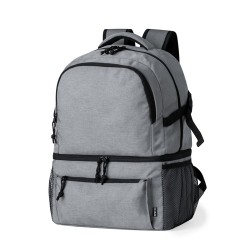 Sac à Dos Glacière Durable et Chic Personnalisable Hildan Matières : PEVA Couleurs : gris cadeau entreprise pas cher