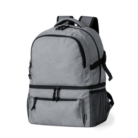 Sac à Dos Glacière Durable et Chic Personnalisable Hildan Matières : PEVA Couleurs : gris cadeau entreprise pas cher