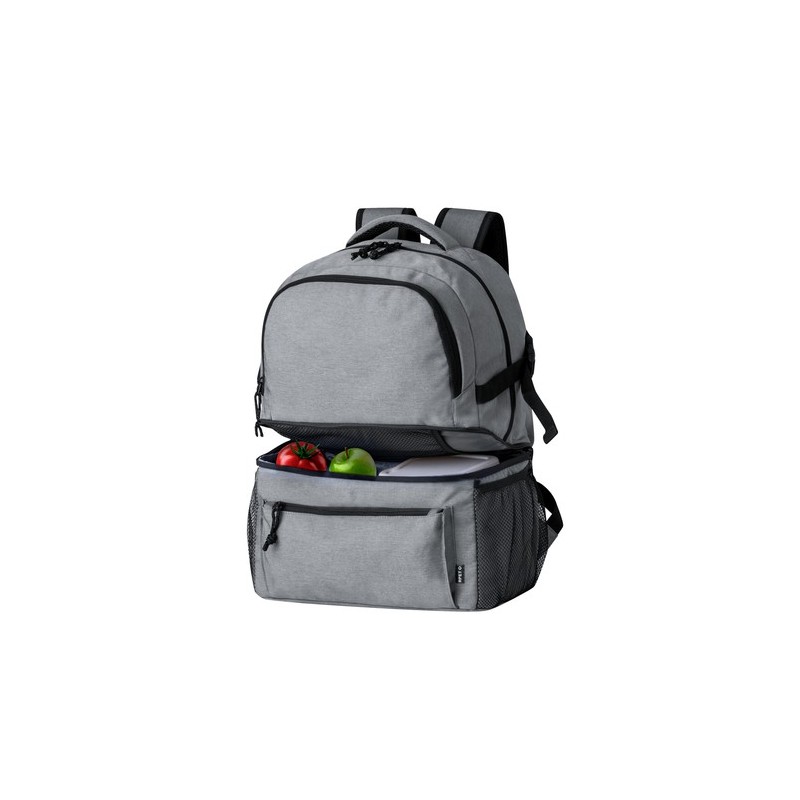 Sac à Dos Glacière Durable et Chic Personnalisable Hildan Matières : PEVA Couleurs : gris goodies publicitaire événementiel