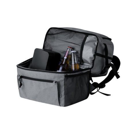 Sac à Dos Glacière Durable et Chic Personnalisable Hildan Matières : PEVA Couleurs : gris impression haute définition