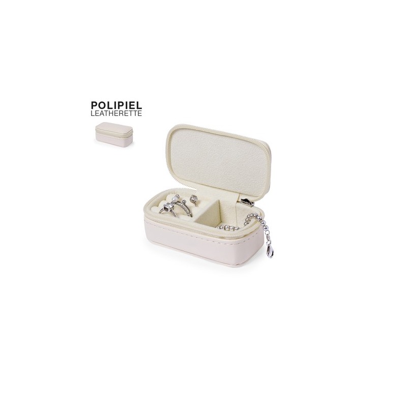 Étui Éco-Cuir Élégant Personnalisé pour Bijoux Moly pas cher Matières : PU Couleurs : naturel personnalisable avec votre logo