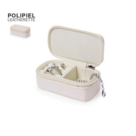 Étui Éco-Cuir Élégant Personnalisé pour Bijoux Moly pas cher Matières : PU Couleurs : naturel personnalisable avec votre logo