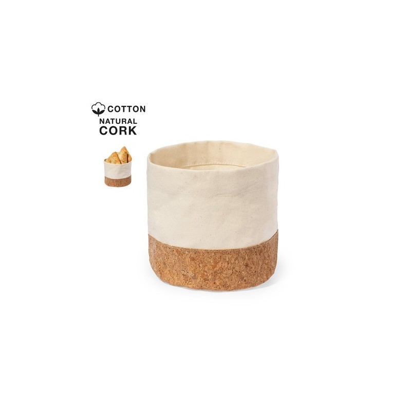 Corbeille Éco-responsable Élégante Personnalisée pas cher - Zolar Matières : liège Couleurs : naturel personnalisable avec votre