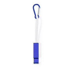 Câble de Charge Multifonction Éco-responsable Personnalisé - Pek Matières : aluminium recyclé  Couleurs : bleu