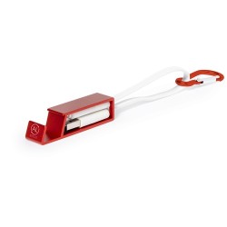 Câble de Charge Multifonction Éco-responsable Personnalisé - Pek Matières : aluminium recyclé  Couleurs : bleu objet promotionne