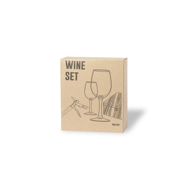 Set Pratique et Élégant de Vin Personnalisé - Neider Cadeaux d'Entreprise objet promotionnel éco-responsable