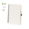 Cahier Éco-responsable et Stylo Personnalisé - Pas Cher Emily Matières : polypropylène (PP) Couleurs : naturel personnalisable a