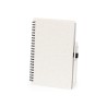 Cahier Éco-responsable et Stylo Personnalisé - Pas Cher Emily Matières : polypropylène (PP) Couleurs : naturel cadeau entreprise