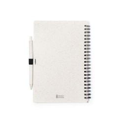 Cahier Éco-responsable et Stylo Personnalisé - Pas Cher Emily Matières : polypropylène (PP) Couleurs : naturel goodies publicita