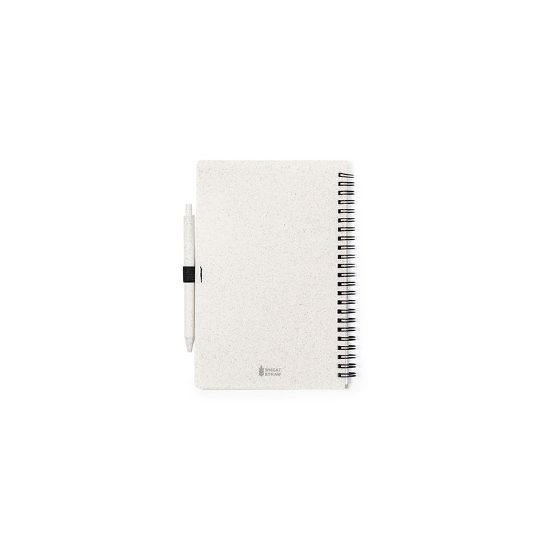 Cahier Éco-responsable et Stylo Personnalisé - Pas Cher Emily Matières : polypropylène (PP) Couleurs : naturel goodies publicita