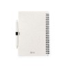 Cahier Éco-responsable et Stylo Personnalisé - Pas Cher Emily Matières : polypropylène (PP) Couleurs : naturel goodies publicita